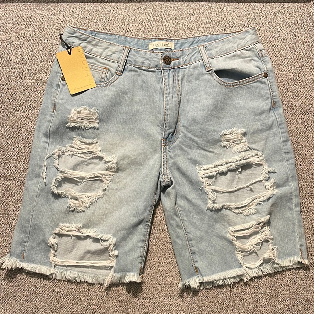 Machine Jean Shorts